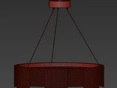 Tech Lighting Stratos Chandelier 3D model