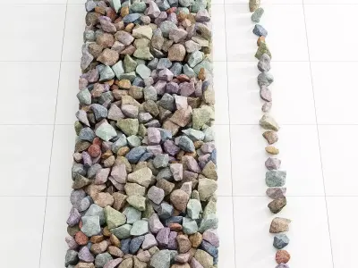 Stone crarsh color 3D model