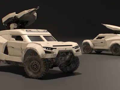  Cockerill I-X Armored Car Dirty Rigged 