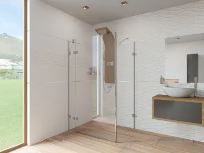 Bathroom 07 Low-poly 3D model