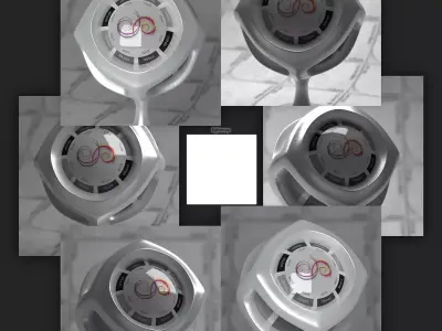 Flat 1x1 Square 4k Synth HDRI Texture