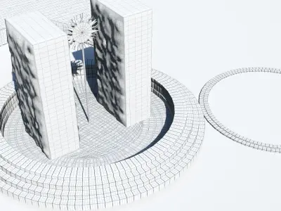 Props street Kyiv Ukraine  Free low-poly 3D model