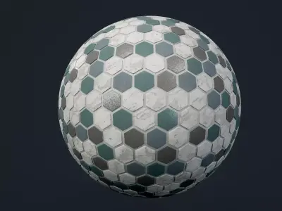 Marble Tile Seamless PBR Texture Texture