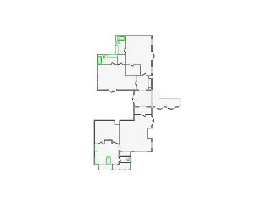  Detailed Interior Sketch - 6001-6500 SF - Xactimate 3D model