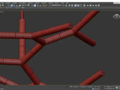 Kryptonite LED Chandelier Low-poly 3D model