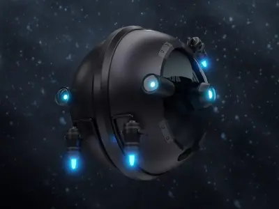 Sci-fi Drone 3D model