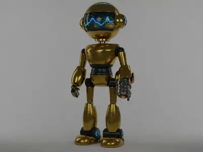 Robot 3D model 35