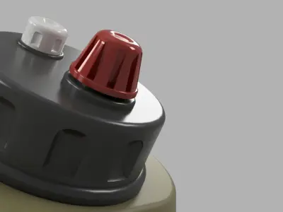 Water tank type 2 1-10 RC accessory Free 3D print model