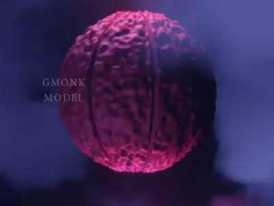 3D Model Rudraksha gnony cover art 3D model