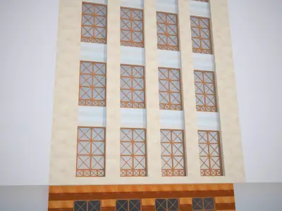 Building in minecraft 3D model