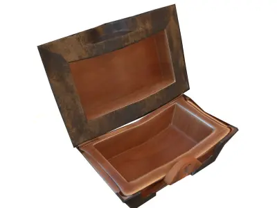 Low Poly Treasure Chest  Low-poly 3D model