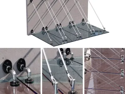 GLASS CANOPY NO2 A 3D model