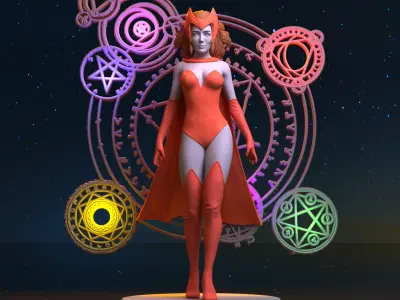 Scarlet Witch 3D print model