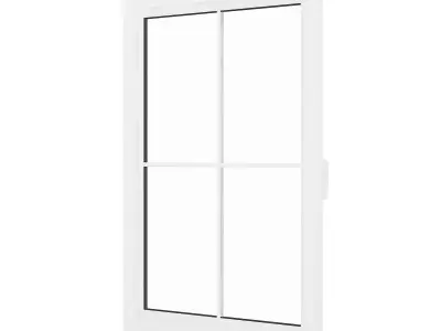 White Window 07 3D model