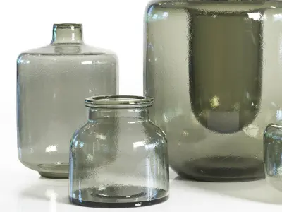 Mickleton  Kristina Recycled Glass Vase  Low-poly 3D model