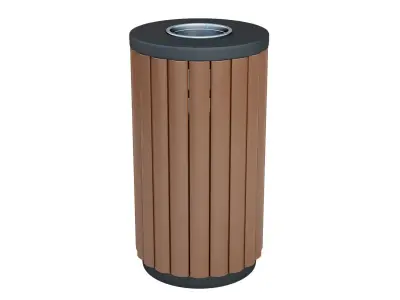 Trash Can Outdoor 01 3D model