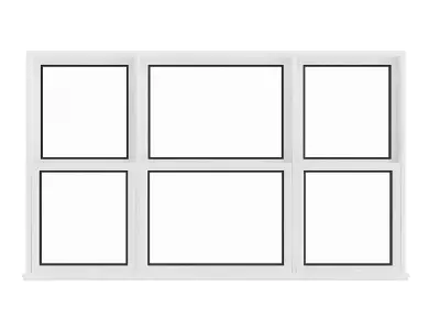 White Window 05 3D model