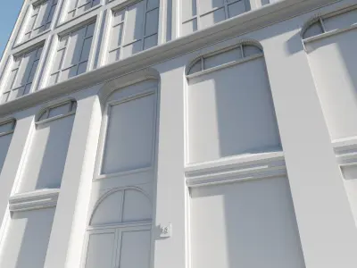 Facade N01 3D model