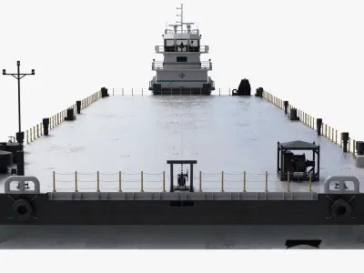  Pushboat with Pontoon B24 