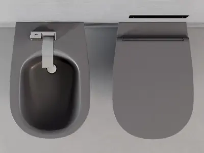 Ceramica Flaminia LO Wall-Hung WC Low-poly 3D model