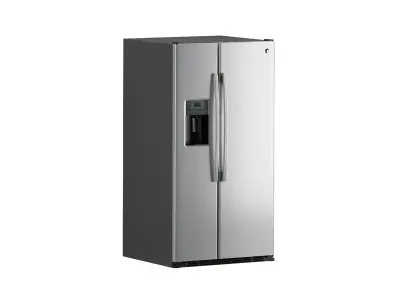GE Side By Side Refrigerator PZS22MSKSS 3D model