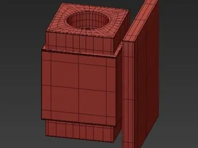 Tech Lighting Voto Square Wall Light LED 3D model purchase