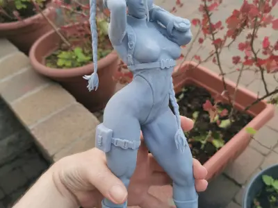 Cammy Street Fighter - 2 outfits - 3D Printable Model- STL 3D print model