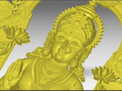 MAHA LAXMI JI 3D model