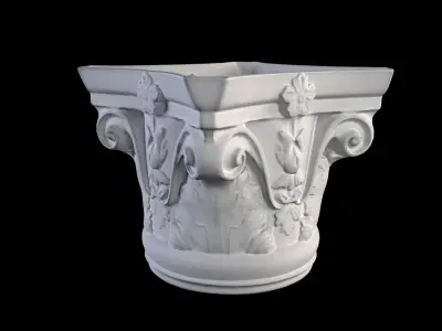 OracDecor K1121 and K1122 Columns Low-poly 3D model