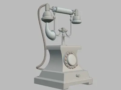 Classic Phone 3D model