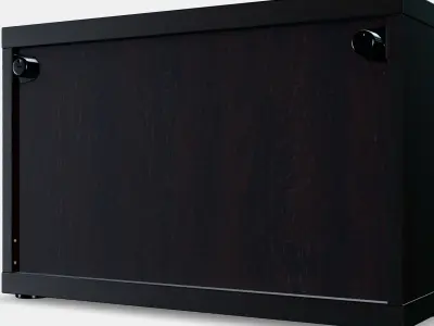 BESTA Shelf unit with glass door 2 Low-poly 3D model