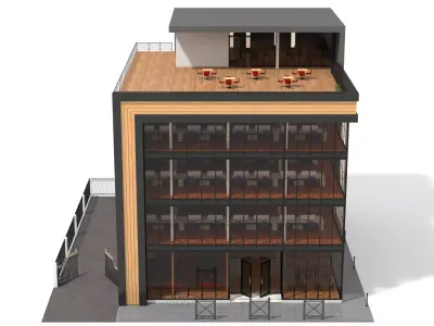 Office Building  3D model