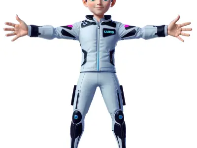 Energetic Space Explorer model pack Low-poly 3D model