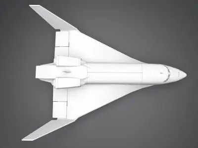 Pathfinder Shuttle Scale model  3D print model