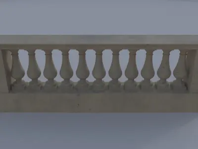 FencewindowStoneA 3D model