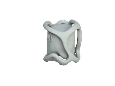 SciFi Shape Object Low Poly Low-poly 3D model 13
