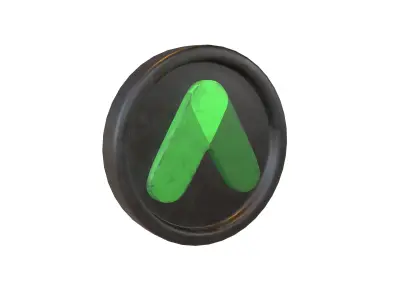 Cartoon Anchor Protocol Coin v1 002 Low-poly 3D model