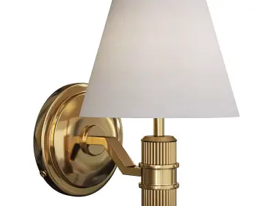  Rigdon Single Sconce Low-poly 3D model