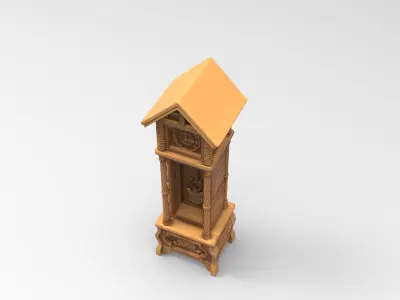 Grandfather Clock 3D print model