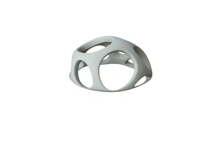 SciFi Cube Object No 52519 Low Poly Shape Low-poly 3D model