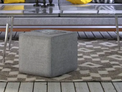 Rug with Fringe 3D model