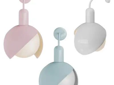 Periwinkle Wall Light by Circu 3D model