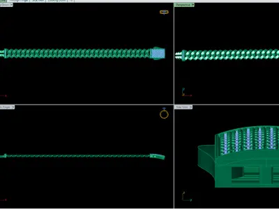 10 mm Bracelet Chain 3D print model
