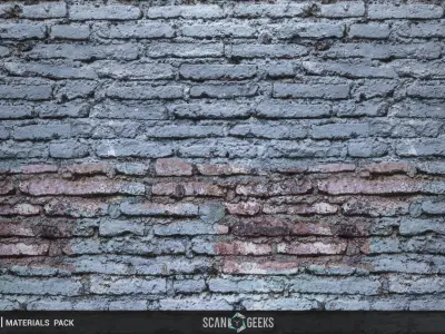Brick Wall Material - Photogrammetry PhotoScan Texture