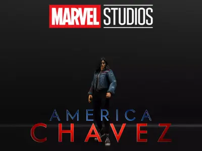 America Chavez Low-poly 3D model