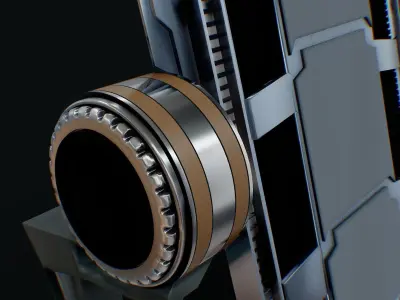 Darth Vader Medical Stretcher 3D model