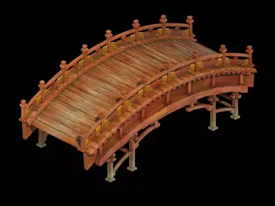 Peach Blossom Island - Boardwalk 11 3D model