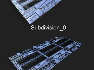 Sci-Fi Tile 3D model