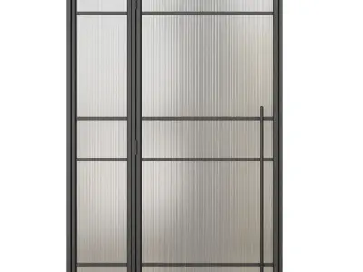 Entrance door set163 3D model