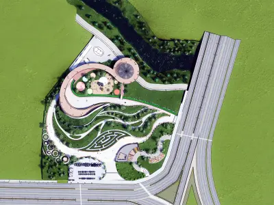 Urban Park  3D model